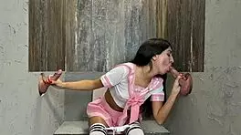 omg, i swear baby loves fuckin’ thru gloryhole, gettin’ creampie and cum in mouth, ya know!