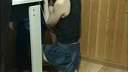 Great performance on balcony during guests' walk