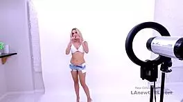 Blonde Loves Big Hard Cock in Her Creamy Pussy