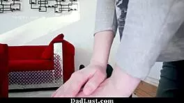 Stepdaddy loses all control with teen 18+ in roleplay. Wild blowjob follows!