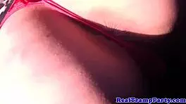 this teen loves partying and giving blowjobs