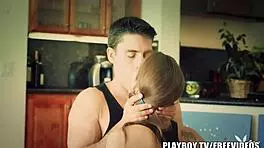 In This Playboy Scene, The Teen Brunette Prefers Fucking Over Yoga Workouts