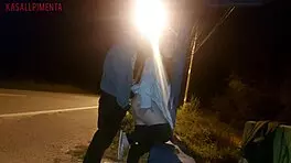 showed my big latina ass to a stranger at the bus stop. bent over for a wild moment.