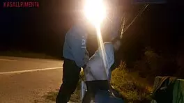 showed my big latina ass to a stranger at the bus stop. bent over for a wild moment.