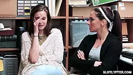 Fuck that russian teen in the office, she's so hot!