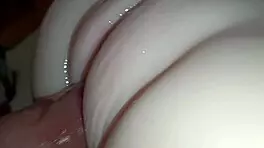 Young teen uses toys on her pussy in close-up