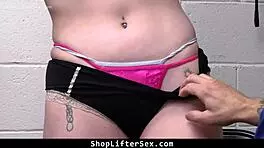 Loss Prevention Officer Punishes Teen Shoplifter With Rough Sex 😈