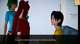 My New Family 286 Features Redhead Teen With Small Tits In Cartoon Adventure