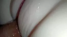 Young teen uses toys on her pussy in close-up