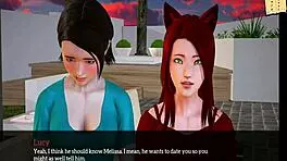 My New Family 286 Features Redhead Teen With Small Tits In Cartoon Adventure