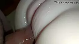 Young teen uses toys on her pussy in close-up