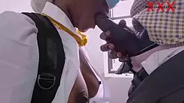 naughty college girl feels excited handling big cocks