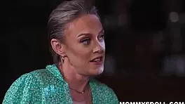 Blonde babe Tiffany Watson turns escort like stepmom Dee Williams, who tests her skills