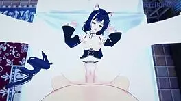 Karyl and Arisa in princess connect re dive pov hentai scene