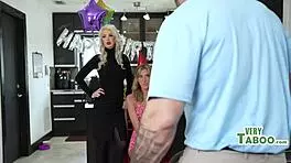 snob wife makes dumb husband get closer to stepdaughter