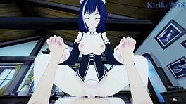 Karyl and Arisa in princess connect re dive pov hentai scene