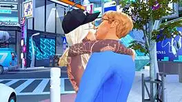 Tattoo slut enjoys hard anal and facefuck in anime compilation