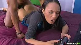 stepbrother let her stay in the game only on one condition