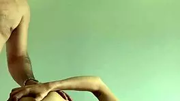 Macarena Lewis engages in sex with mutual spitting and saliva fetish on webcam.