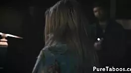 smalltits stepteen seduces her sapphic stepmommy for lesbian fun