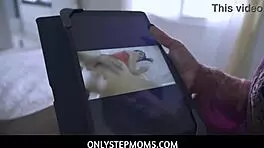 onlystepmoms - big dick stepson becomes milf jessica ryan's boy toy with toys and pussy