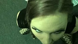 Astrid Star gives Jack Blaque a BTS blowjob!