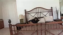 Skinny ebony lesbians rip clothes and explore wet pussies dripping with passion