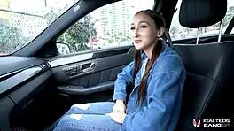 real teen 18+ carmen rae bends over for tight pussy fucking