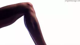 bold seduction of little virgin teen by oiled milf