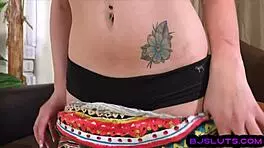 smallboobs teen 18+ loves pov blowjob and jerking cock