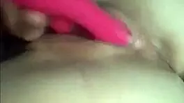 blonde teen 18+ plays with rose vibrator on big ass