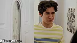 why not fuck your busty stepsister on the bed with her bubble butt?