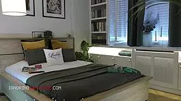 Cute Redhead Lya Gives Ignoring Handjob In Behind-The-Scenes Video