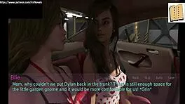 Oh wow, the wife and stepmother are playing naughty games!