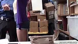 Jessica Jones Gets Fucked Like a Spreadeagle in the Shop with Big Cock and Natural Tits