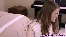 Mormon Amateur Gets Facial Cumshot