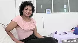 putalocura - hermosa dominicana naomi rivas primera vez traga leche de torbe