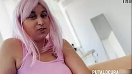 Putalocura - La Tetona Española Ana Milka Traga Lefa en Polvo Guarro con Torbe