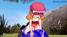 Serena And Bea Saito With Old Man In Pokémon Hentai