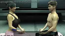 stranded in space 92 - hot yoga with big tits brunette milf 🧘‍♀️