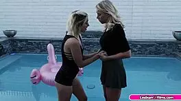 I'm lickin' my busty milf ex's big tits.