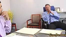 Office Teen Stepdaughters