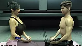 stranded in space 92 - hot yoga with big tits brunette milf 🧘‍♀️