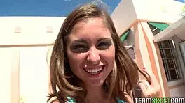 Riley Reed in POV big cock blowjob scene, so hot! 🔥