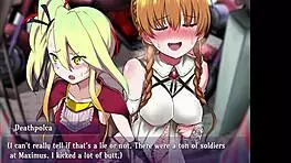 Anime Hentai Petite Whore Teases in Demons Roots Gallery