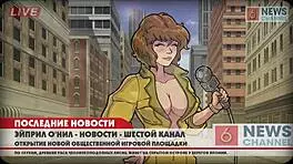 Princess lactates milk from her boobs in public outdoor anime gameplay orgasm scene