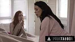 pure taboo milf reagan foxx catches stepbae kimmy kimm having sex with madi collins in 69