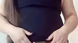 Fucking curvy Latina stepmother in leggings