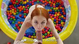 Blonde Gets Pounded Doggy Style With Monster Cock