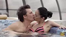 angie moon swallows old lover’s massive load